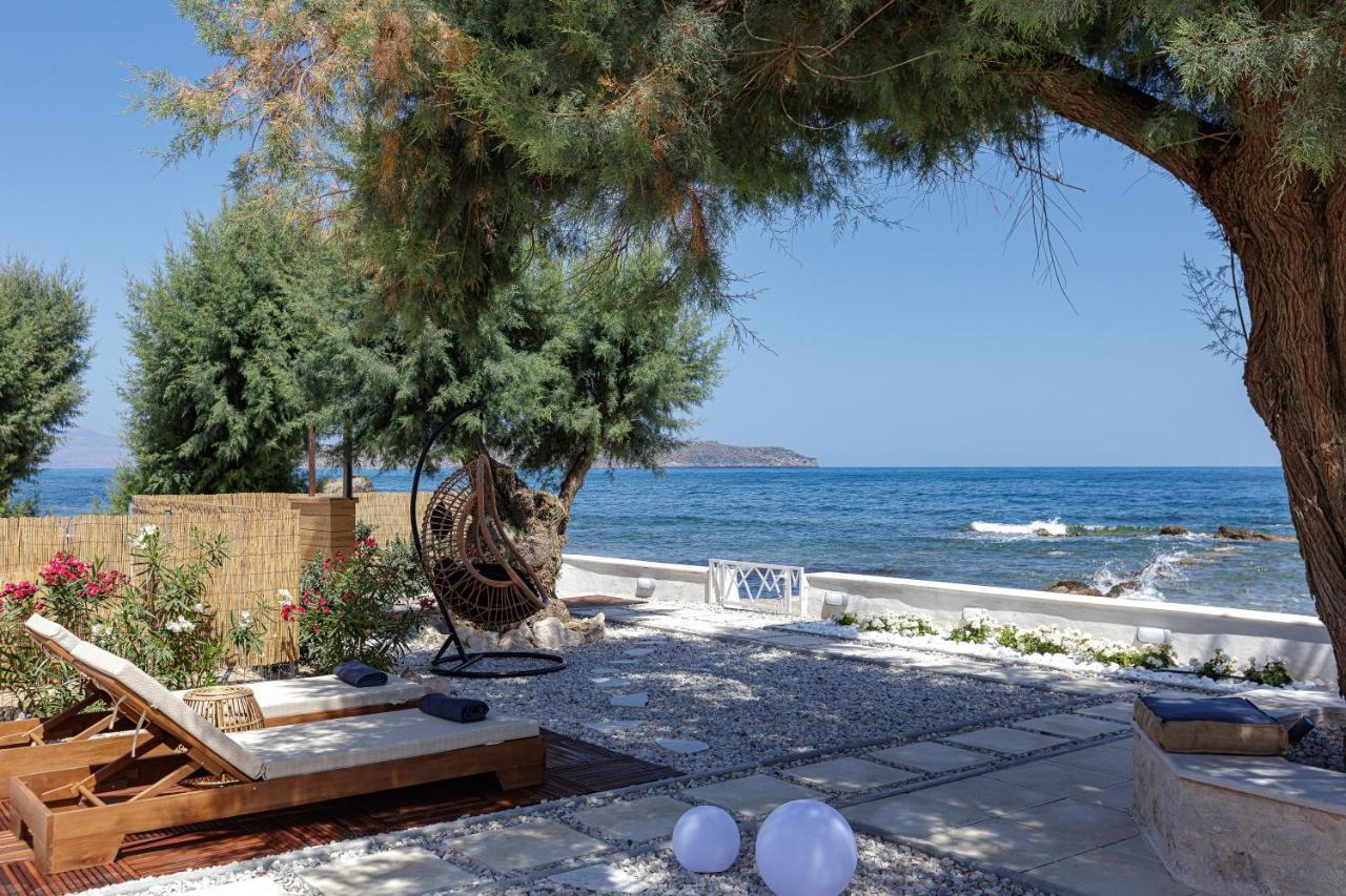 Villa Seashell -Wonderful Newly Renovated Villa On The Beach Galatás Eksteriør billede