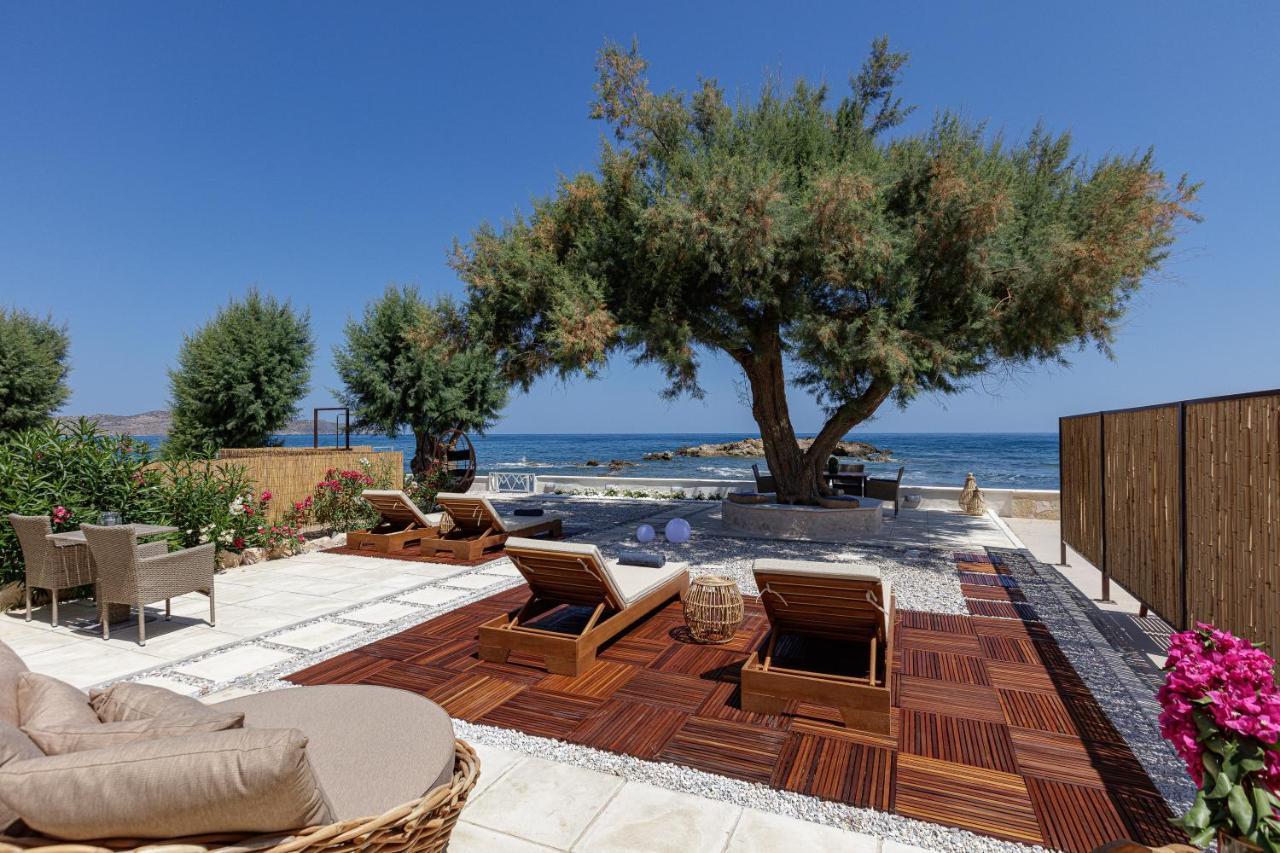 Villa Seashell -Wonderful Newly Renovated Villa On The Beach Galatás Eksteriør billede
